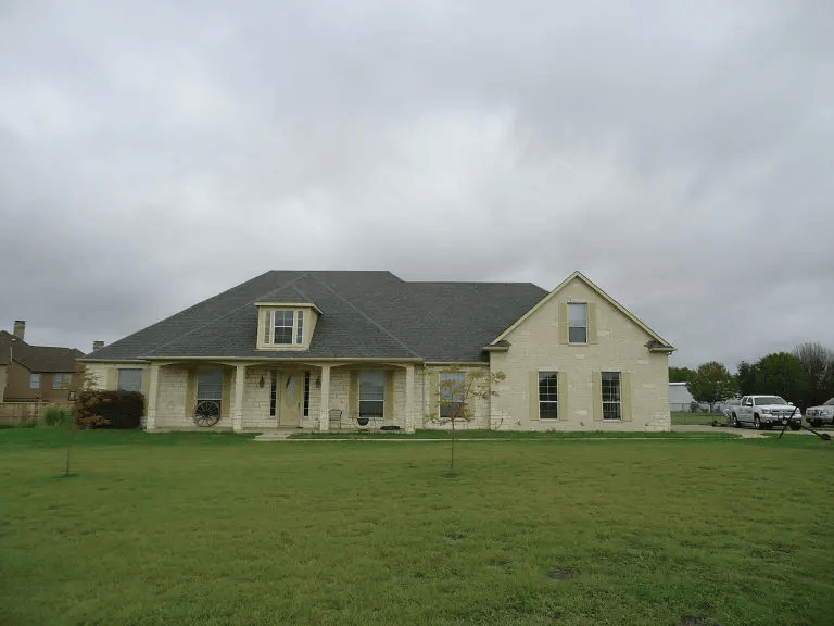 newly restored residential roof