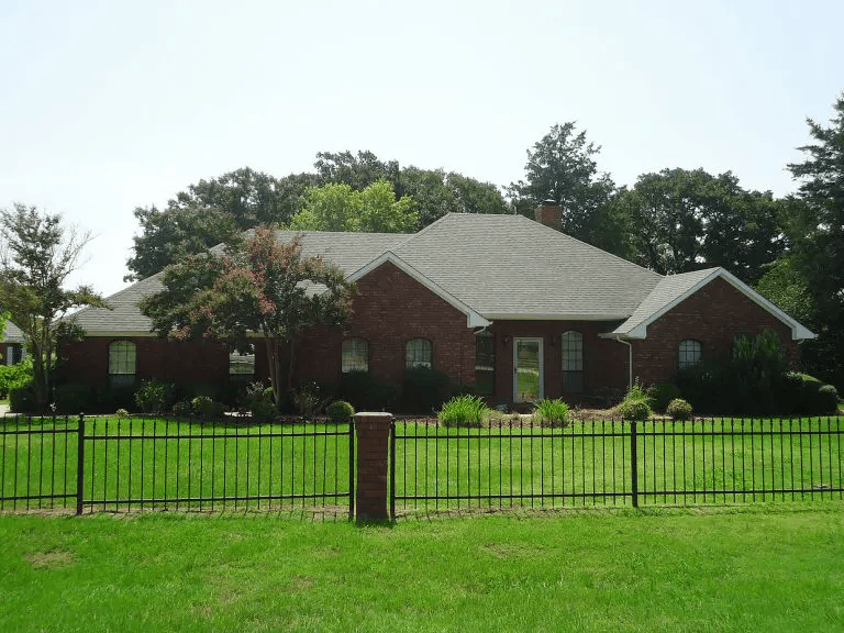 new roof on a nice home in terrell, tx